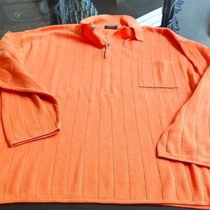 Johnnie Walker size XL dark orange summer 100 cotton sweater men's